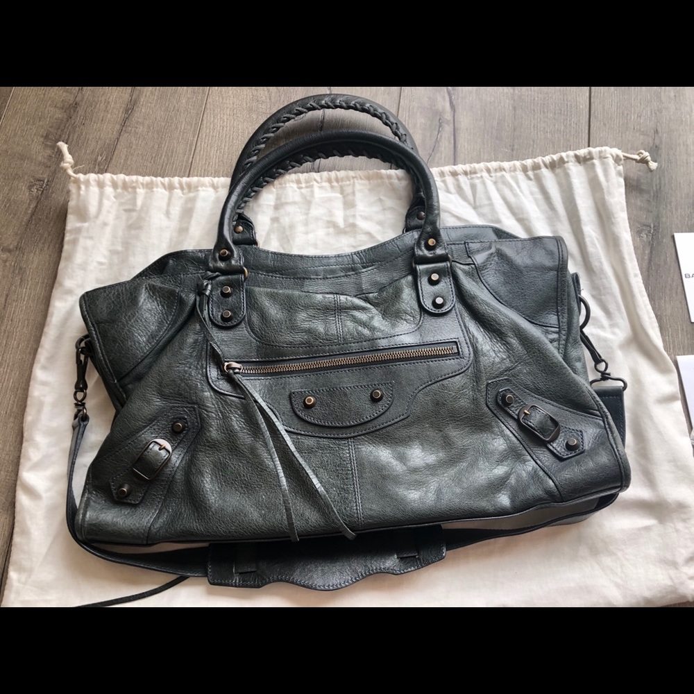 Balenciaga Part -Time Classic Bag Dark Gray